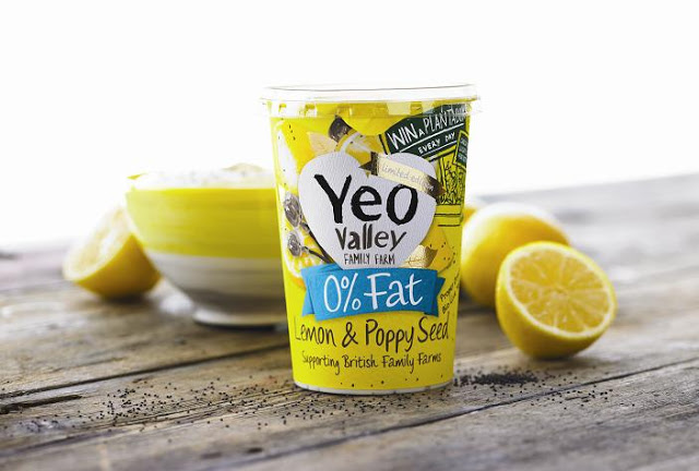 Yeo Valley Lemon and Poppy Seed 0% Fat Yogurt