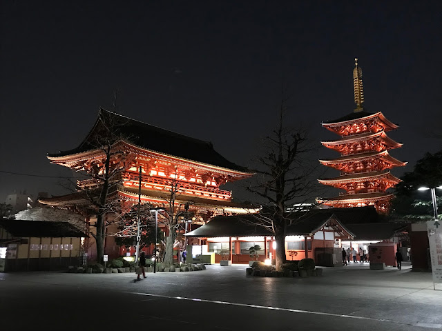 Sensoji at night