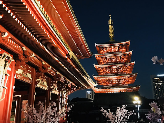Sensoji at night